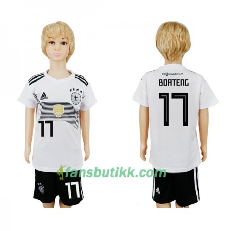 Fotball-VM 2018 Tyskland drakt Boateng 17 Barn Hjemmetrøye